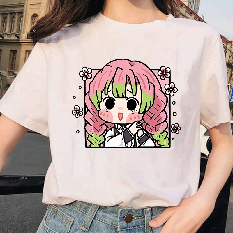 New Anime Kanroji Mitsuri Graphic Print T-shirt Women Fashion Round Neck Loose Tee Shirt Streetwear Casual Harajuku T-shirts
New Anime Kanroji Mitsuri Graphic Print T-shirt Women Fashion Round Neck Loose Tee Shirt Streetwear Casual Harajuku T-shirts