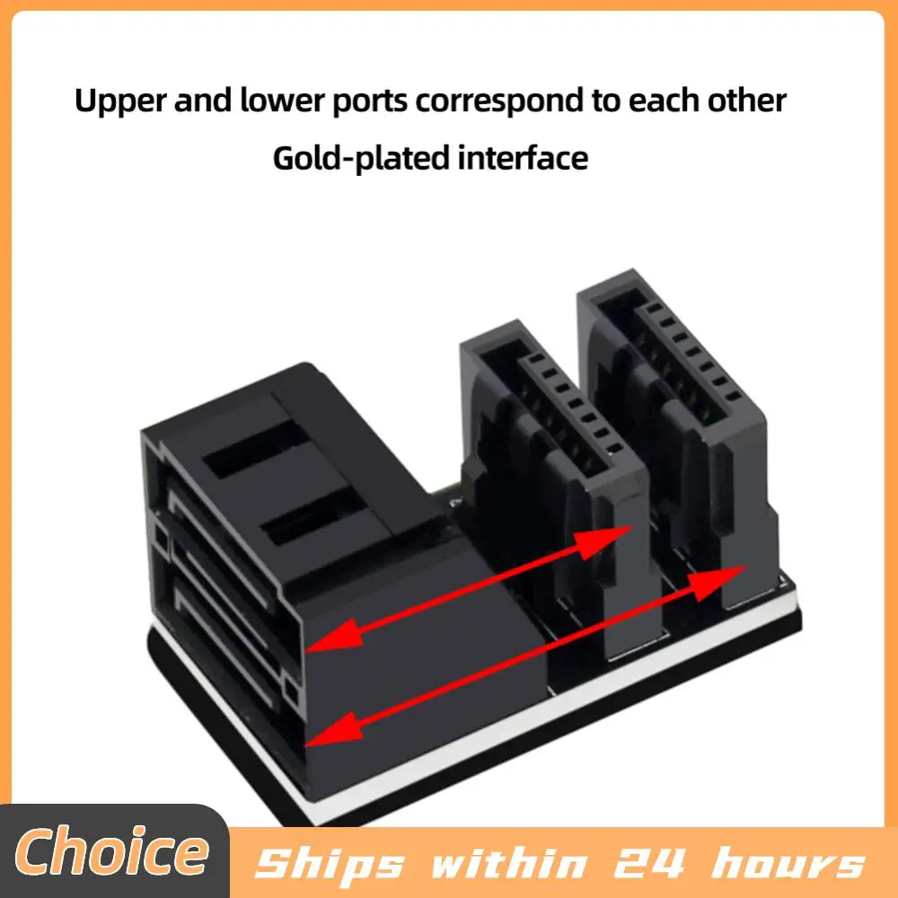 2 SATA 7Pin Adapter Converter Plug and Play 90/180 Degree SATA Adapter Up Angle SATA 7Pin Adapter for Motherboard Desktop
2 SATA 7Pin Adapter Converter Plug and Play 90/180 Degree SATA Adapter Up Angle SATA 7Pin Adapter for Motherboard Desktop