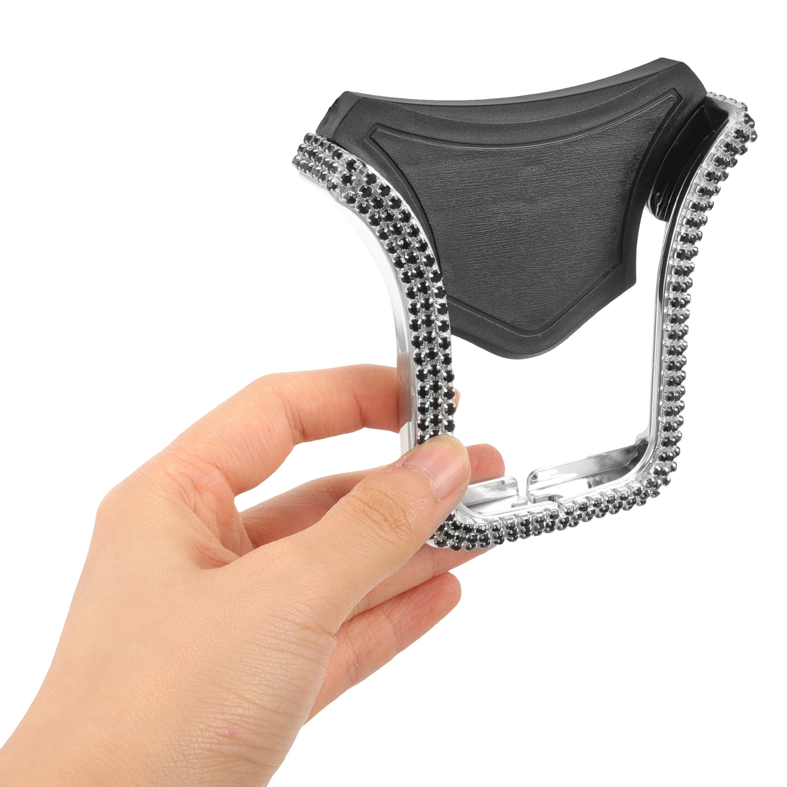 1Pcs Versatile U Shape Car Air Vent Phone Holder With Rhinestones For Smart And Personal Devices
1Pcs Versatile U Shape Car Air Vent Phone Holder With Rhinestones For Smart And Personal Devices