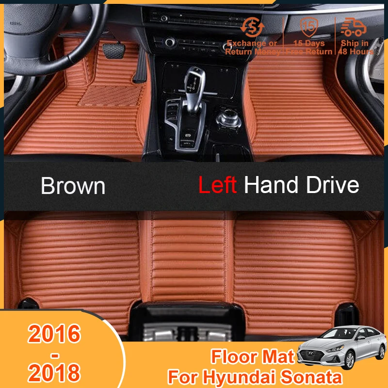 2016-2018 Auto Foot Pad Floor Mats Carpets for Hyundai Sonata 2016 2017 2018 Accessories Non-Slip Left Hand Cover XPE Leather
2016-2018 Auto Foot Pad Floor Mats Carpets for Hyundai Sonata 2016 2017 2018 Accessories Non-Slip Left Hand Cover XPE Leather