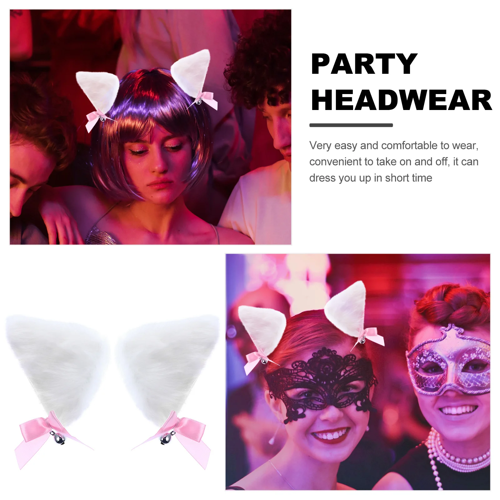 1 пара заколок для ушей в виде животного для Хэллоуина, костюм для косплея на Хэллоуин, милые волосы, милые заколки для волос, аксессуары
1 пара заколок для ушей в виде животного для Хэллоуина, костюм для косплея на Хэллоуин, милые волосы, милые заколки для волос, аксессуары