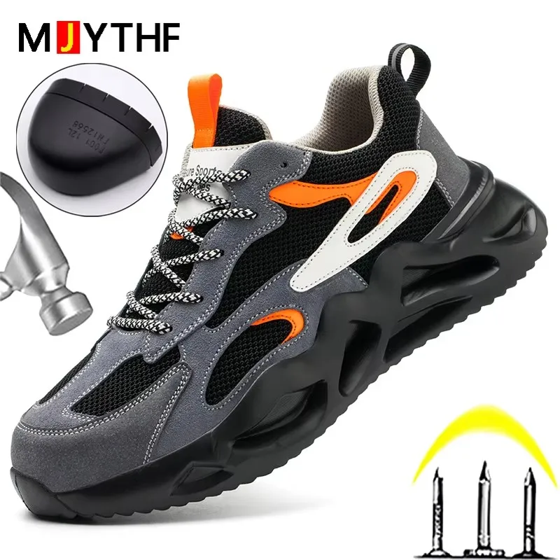 High Quality Men Safety Shoes Steel Toe Cap Men Sport Shoes Indestructible Protective Shoes Puncture-Proof Work Shoes Men Boots
High Quality Men Safety Shoes Steel Toe Cap Men Sport Shoes Indestructible Protective Shoes Puncture-Proof Work Shoes Men Boots