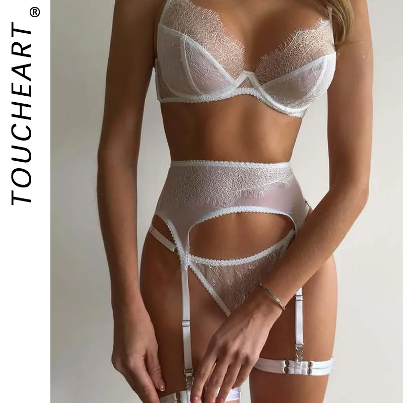 Toucheart Эротическое белье, трусики с подвязками, лоскутная сетка, прозрачный женский тонкий комплект с открытой спиной, очаровательный полый интимный комплект нижнего белья
Toucheart Эротическое белье, трусики с подвязками, лоскутная сетка, прозрачный женский тонкий комплект с открытой спиной, очаровательный полый интимный комплект нижнего белья