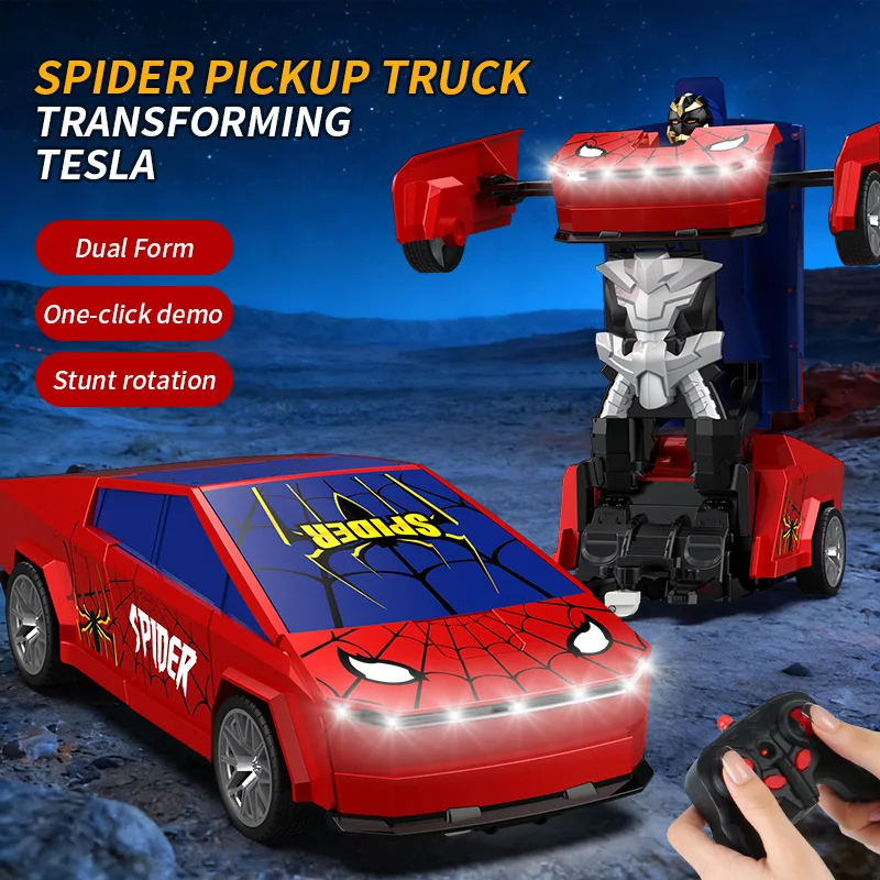 RC Drift Pickup Truck Toy 2.4GHz Remote Control 2-in-1 Transforming Robot LED Lights One Click Transformation 360° Boy Gift
RC Drift Pickup Truck Toy 2.4GHz Remote Control 2-in-1 Transforming Robot LED Lights One Click Transformation 360° Boy Gift