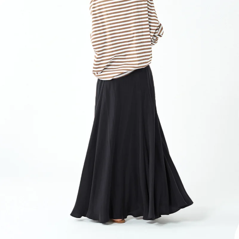 Withered Glossy And Comfortable Large Swing Skirt With Elastic Waist And Drawstring Side Slit Loose Half Skirt Long Skirt
Withered Glossy And Comfortable Large Swing Skirt With Elastic Waist And Drawstring Side Slit Loose Half Skirt Long Skirt