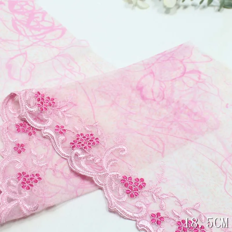 29Yds/lot Pink Floral Embroidery Lace Fabric DIY Crafts Dress Sleeve Sewing Supplies Decoration Garments Underware Lace Pajamas
29Yds/lot Pink Floral Embroidery Lace Fabric DIY Crafts Dress Sleeve Sewing Supplies Decoration Garments Underware Lace Pajamas