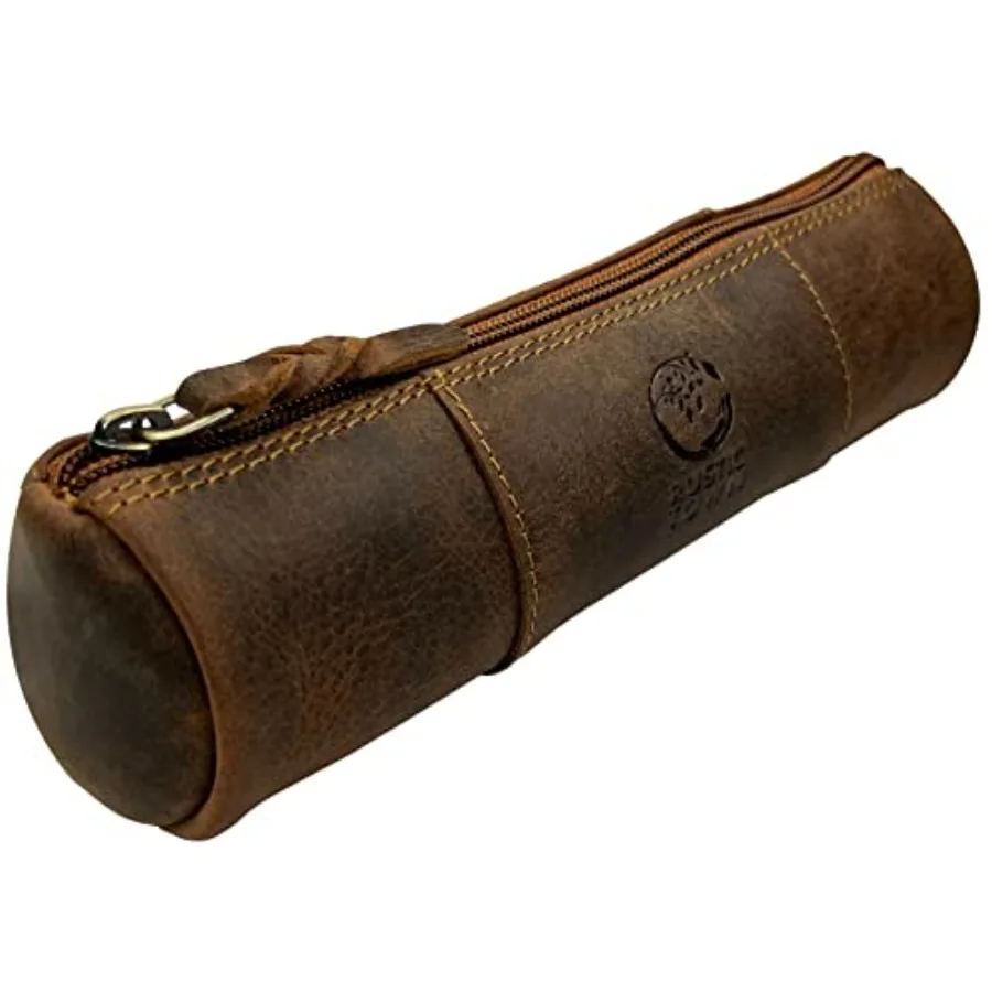 Rustic Town Leather Pencil Case - Full Grain Leather Zippered Pen Pouch - Stationery Bag Pen Holder for Work and Office
Rustic Town Leather Pencil Case - Full Grain Leather Zippered Pen Pouch - Stationery Bag Pen Holder for Work and Office