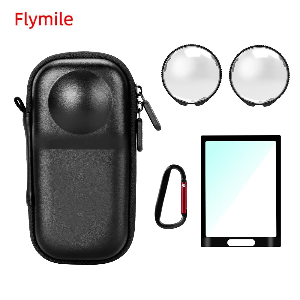 Flymile X5 Cage Carrying Case Storage Bag for Insta360 X5 Camera Frame Portable Mini Bag Hard Shell Handbag Accessorise
Flymile X5 Cage Carrying Case Storage Bag for Insta360 X5 Camera Frame Portable Mini Bag Hard Shell Handbag Accessorise