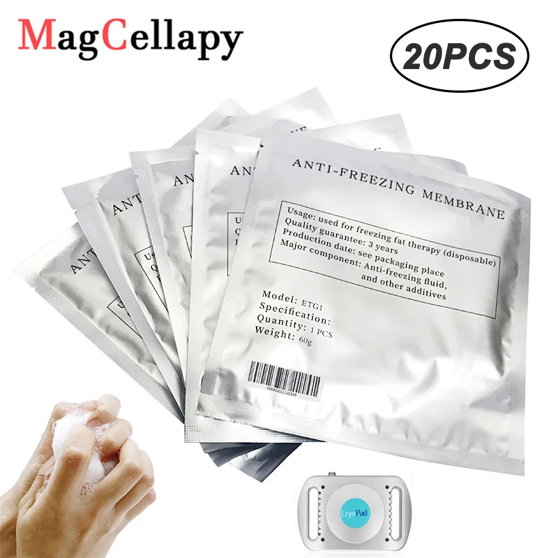 20PCS Frozen Gel Film Slimming Massage Machine Professional Cold Treatment Accessories Cold Proof Film Slimming Plastic
20PCS Frozen Gel Film Slimming Massage Machine Professional Cold Treatment Accessories Cold Proof Film Slimming Plastic