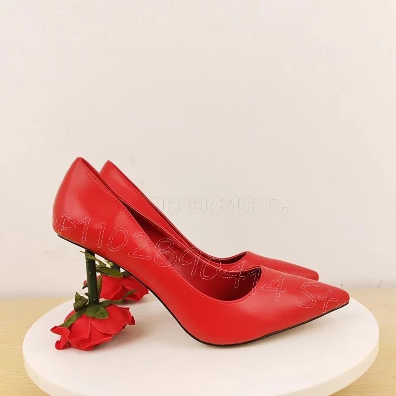 Red Rose Flower Heel Shallow Pointed Toe Pumps Slip On Women Shoes Strange Style Heels Party Banquet 2025 Zapatos Para Mujere
Red Rose Flower Heel Shallow Pointed Toe Pumps Slip On Women Shoes Strange Style Heels Party Banquet 2025 Zapatos Para Mujere