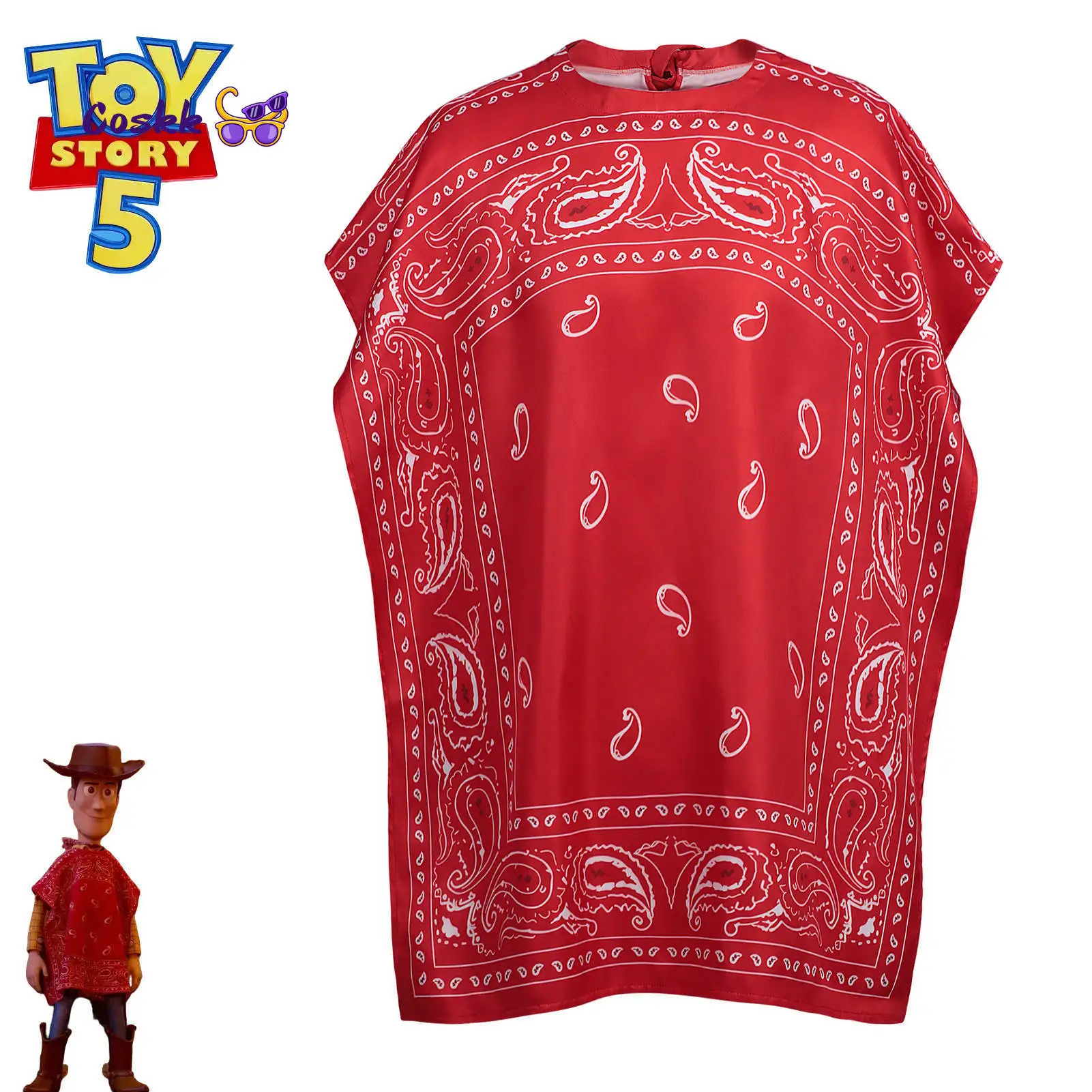 Woody Cosplay Costumes cloak Halloween Role Playing Stage Performance Cowboy Cloak
Woody Cosplay Costumes cloak Halloween Role Playing Stage Performance Cowboy Cloak