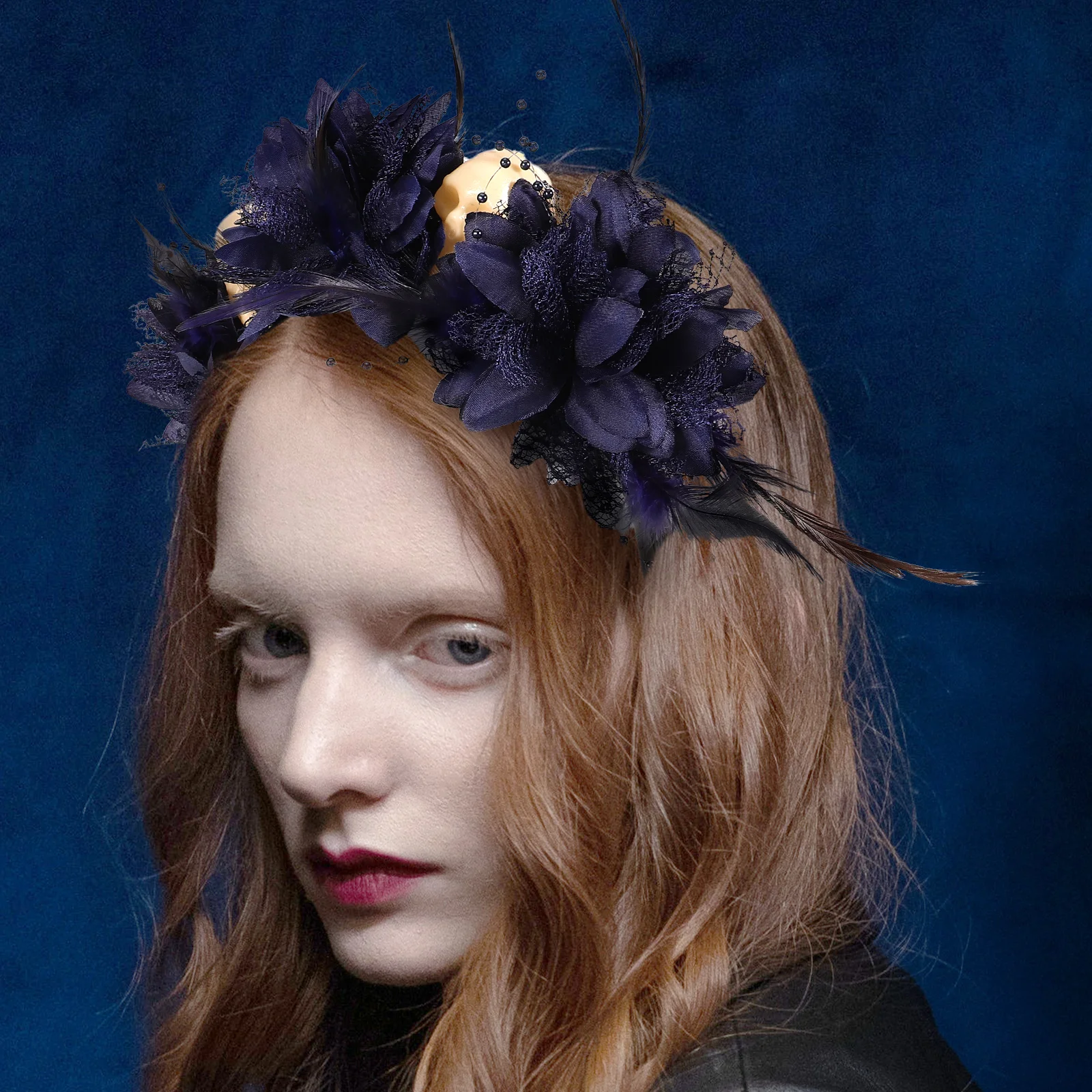 Skull Headb s Halloween Hair Accessories Adults Colored Flowers Plumes Unique Design Fashionable Stage Performance Cosplay
Skull Headb s Halloween Hair Accessories Adults Colored Flowers Plumes Unique Design Fashionable Stage Performance Cosplay