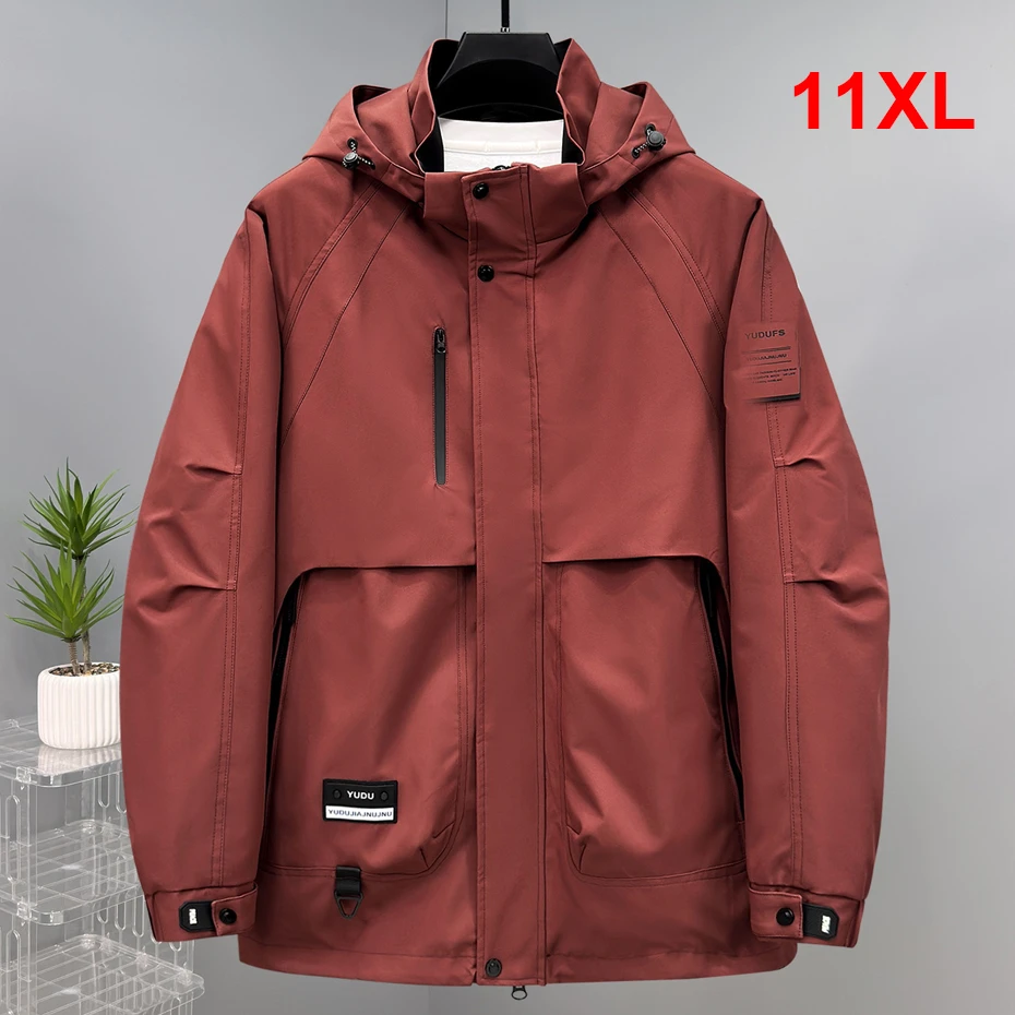 Водонепроницаемая ветровка, мужская куртка 11XL, большие размеры, походные куртки, пальто, модная куртка-карго, мужская верхняя одежда большого размера, уличная одежда
Водонепроницаемая ветровка, мужская куртка 11XL, большие размеры, походные куртки, пальто, модная куртка-карго, мужская верхняя одежда большого размера, уличная одежда