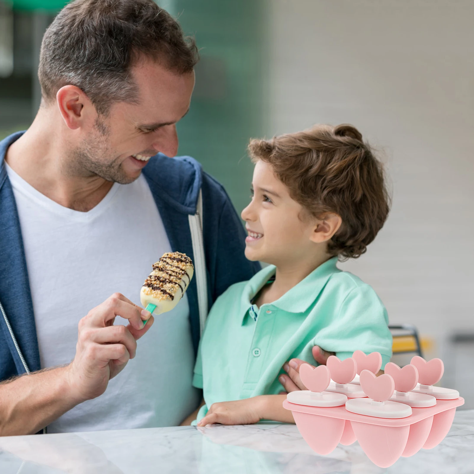 Popsicle Mold Pink Ice Cream Makers Tool Lolly Chocolate Tray Refrigerator Tools
Popsicle Mold Pink Ice Cream Makers Tool Lolly Chocolate Tray Refrigerator Tools