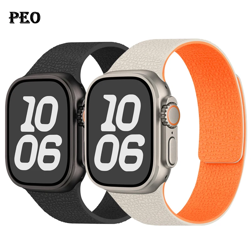 Magnetic Silicone band for Apple Watch Strap 44mm 49mm 45mm 42mm 40mm 46mm 38/41mm bracelet iWatch serie 10-Ultra 9-8-7-6-5-4-SE
Magnetic Silicone band for Apple Watch Strap 44mm 49mm 45mm 42mm 40mm 46mm 38/41mm bracelet iWatch serie 10-Ultra 9-8-7-6-5-4-SE