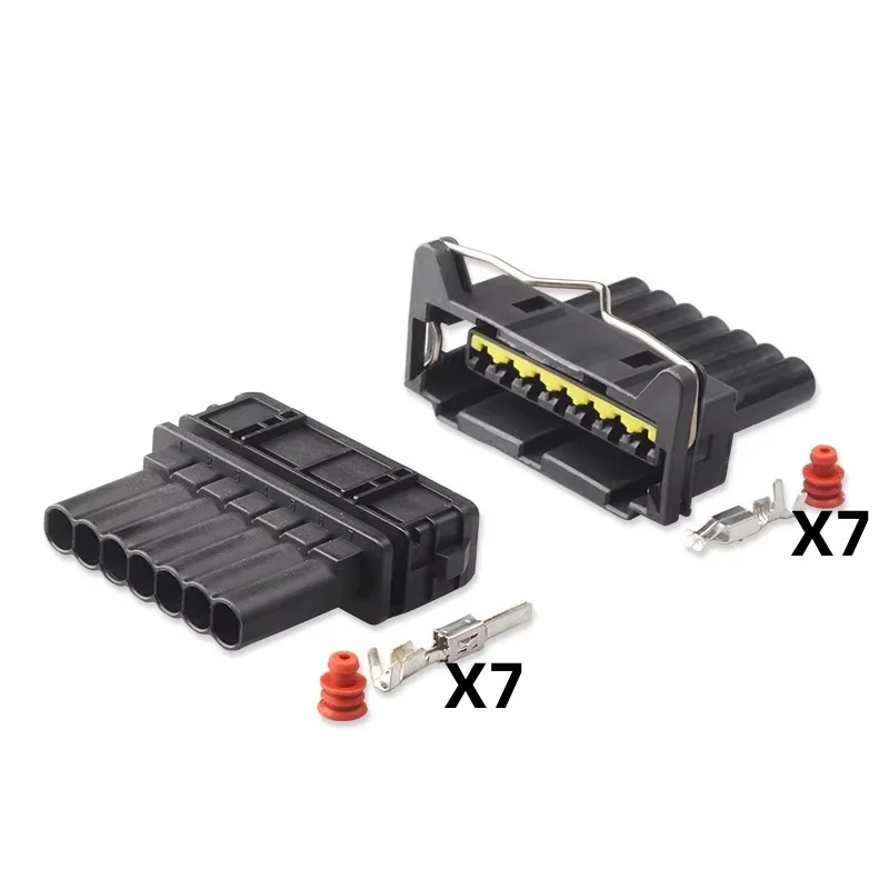 1-20 Set 7 Pin 3.5mm Engine Plug Automotive Waterproof Wire Sockets Connector DJ7071-3.5-11 DJ7071A-3.5-21
1-20 Set 7 Pin 3.5mm Engine Plug Automotive Waterproof Wire Sockets Connector DJ7071-3.5-11 DJ7071A-3.5-21