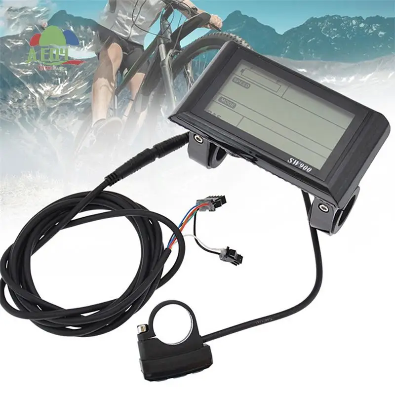 AED4-24-72V SW900 ЖК-дисплей Управление электрическим велосипедом Измеритель скорости Спидометр Проводной счетчик скорости Таблица кодов E-Bike
AED4-24-72V SW900 ЖК-дисплей Управление электрическим велосипедом Измеритель скорости Спидометр Проводной счетчик скорости Таблица кодов E-Bike