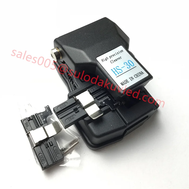 High Precision HS-30 Fiber Cleaver, 3 in 1 Cable Cutter, Bare Fiber Pigtail Fiber Optic Cable, Fiber Knives, 48000 Times
High Precision HS-30 Fiber Cleaver, 3 in 1 Cable Cutter, Bare Fiber Pigtail Fiber Optic Cable, Fiber Knives, 48000 Times