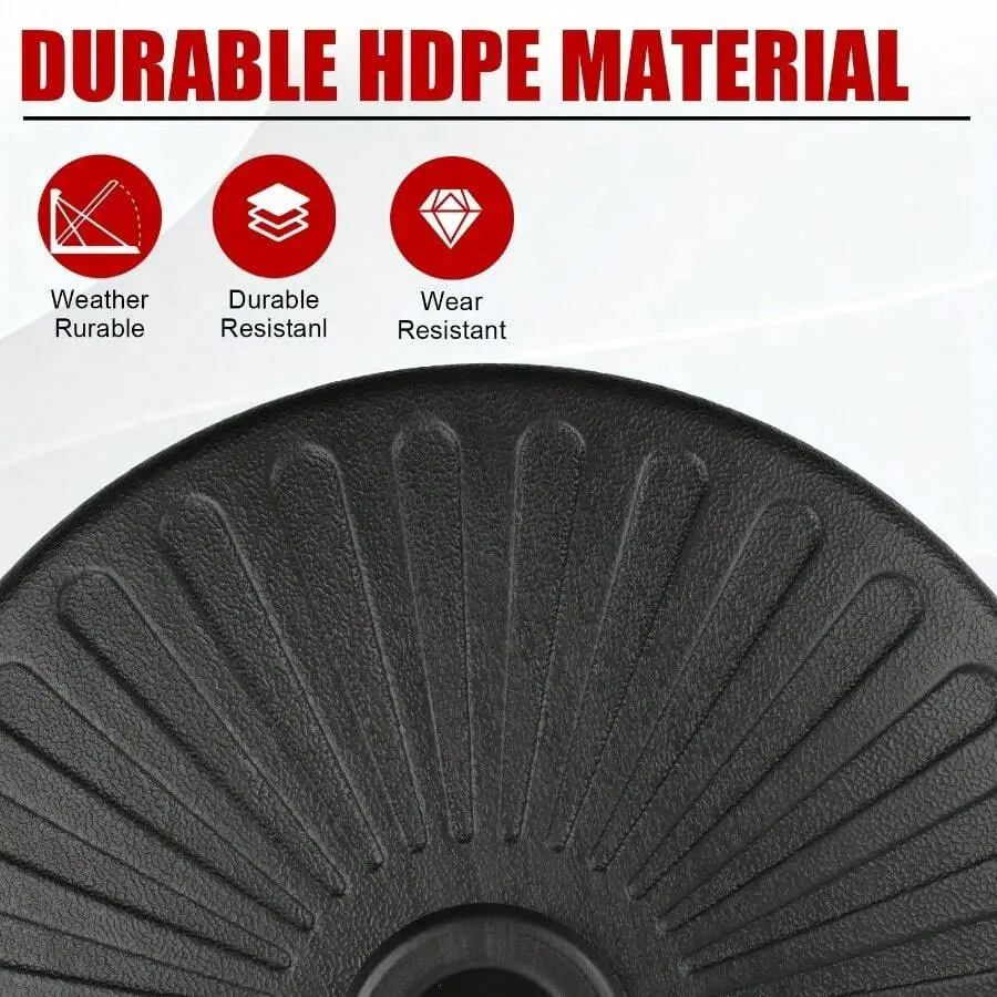 Heavy Duty Round HDPE Umbrella Base For Patio Lawn Outdoor Use
Heavy Duty Round HDPE Umbrella Base For Patio Lawn Outdoor Use