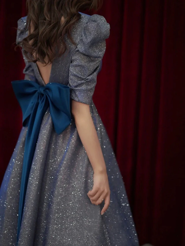 Starry Sky Blue Evening Dress Temperament V-neck Light Luxury Sparkling Cocktail Party Gown Sexy Backless Bow Long Prom Vestido
Starry Sky Blue Evening Dress Temperament V-neck Light Luxury Sparkling Cocktail Party Gown Sexy Backless Bow Long Prom Vestido
