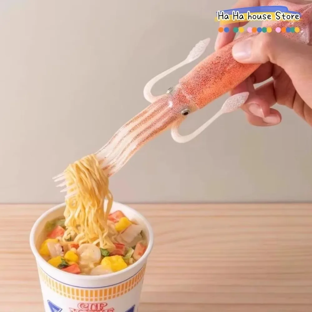 Funny Squid Cuttlefish Fork Heat-Resistant Tableware Instant Noodle Fork Food Picks Kitchen Dinnerware Cooking Tools
Funny Squid Cuttlefish Fork Heat-Resistant Tableware Instant Noodle Fork Food Picks Kitchen Dinnerware Cooking Tools