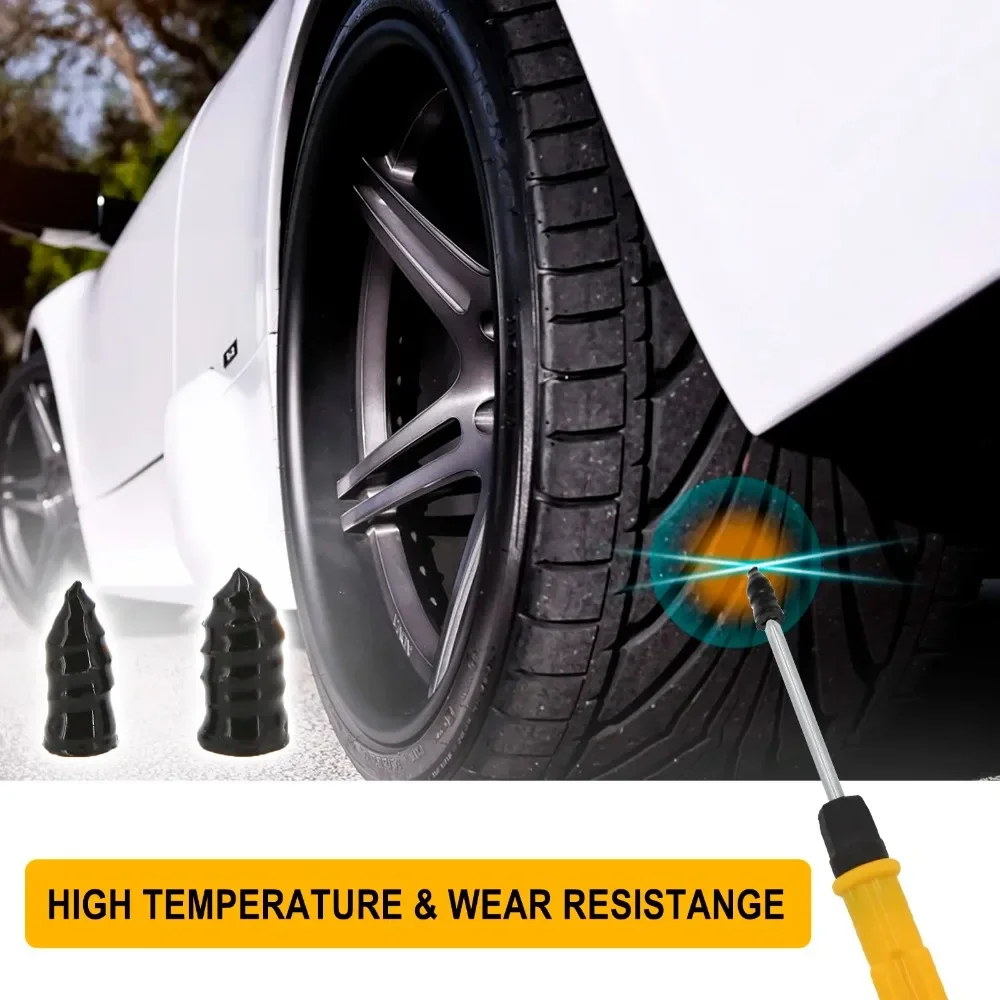 Universal Tubeless Tire Repair Kit - Emergency Puncture Tools w/Rubber T-Plugs for Car/Motorcycle On-Road Vacuum Seal
Universal Tubeless Tire Repair Kit - Emergency Puncture Tools w/Rubber T-Plugs for Car/Motorcycle On-Road Vacuum Seal