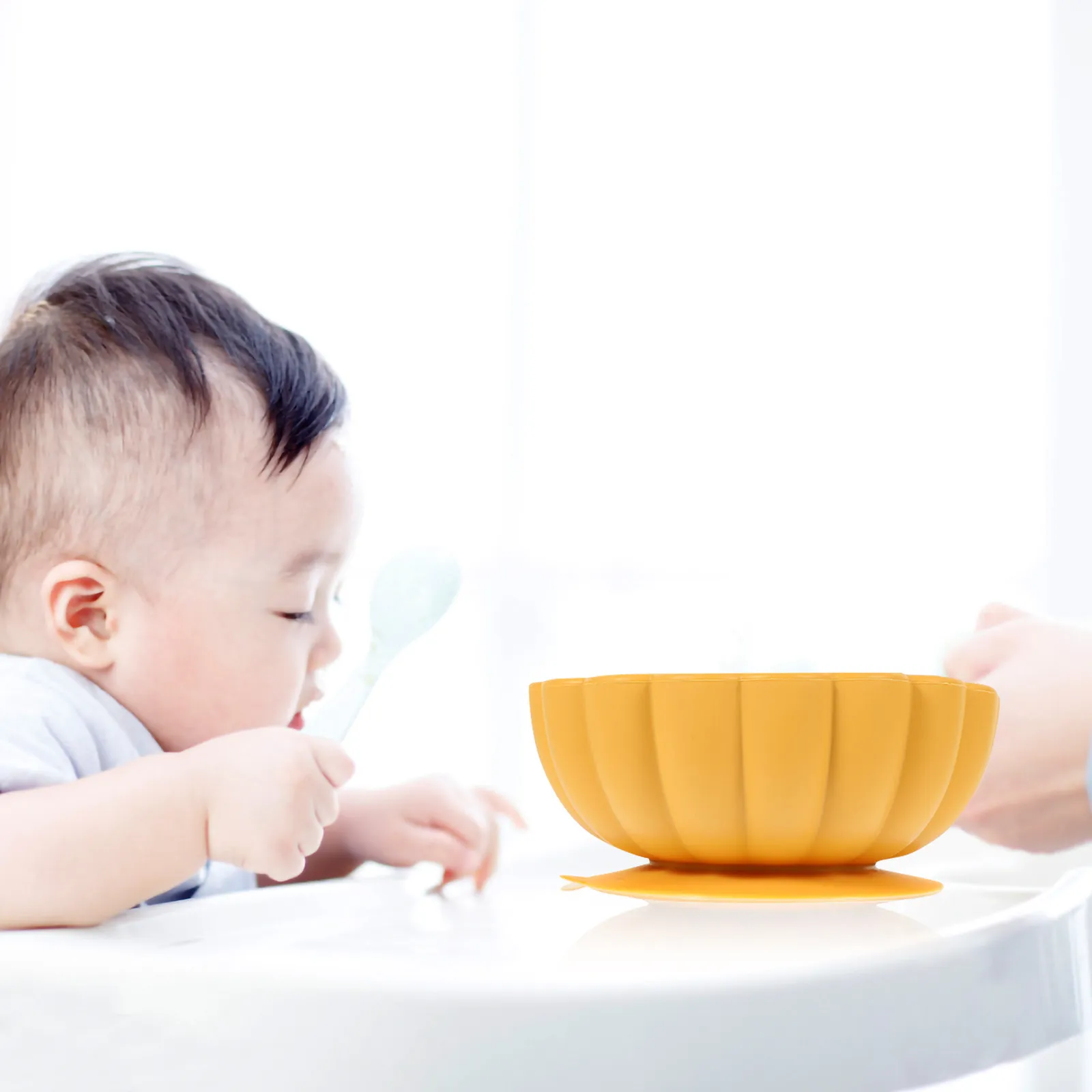 Pumpkin Flower Shaped Suction Silicone Baby Bowl Toddler Feeding Dish Kids Silicone Self Feeding Baby Food Bowl
Pumpkin Flower Shaped Suction Silicone Baby Bowl Toddler Feeding Dish Kids Silicone Self Feeding Baby Food Bowl