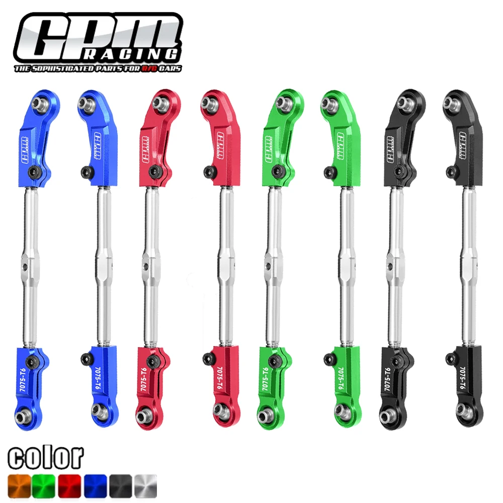 GPM for ARRMA 1/7 BIG ROCK 1/8 Kraton NOTORIOUS Outcast EXB V5 V6 6S Metal Front Steering Tie Rod ARA340175 ARA330817 ARA330662
GPM for ARRMA 1/7 BIG ROCK 1/8 Kraton NOTORIOUS Outcast EXB V5 V6 6S Metal Front Steering Tie Rod ARA340175 ARA330817 ARA330662