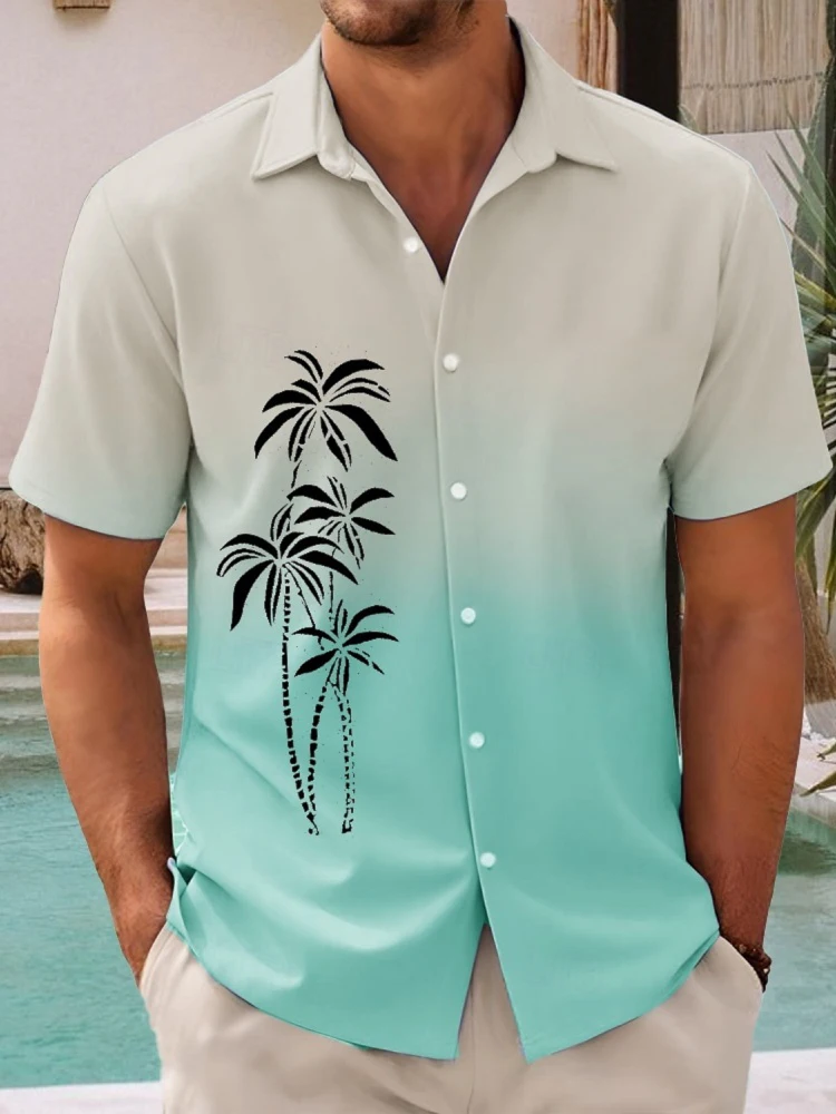 Hawaiian Style Seaside Resort Men's Casual Shirt 3D Palm Tree Printed Men's Shirt Summer Beach Surfing Men's Short-sleeved Shirt
Hawaiian Style Seaside Resort Men's Casual Shirt 3D Palm Tree Printed Men's Shirt Summer Beach Surfing Men's Short-sleeved Shirt