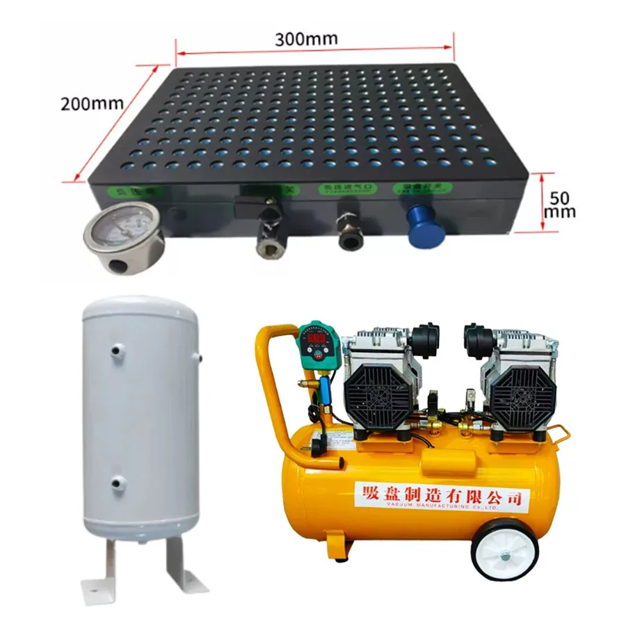 Multi point vacuum suction cup industrial CNC pneumatic suction cup porous machining 3200W 50L oil-free vacuum pump
Multi point vacuum suction cup industrial CNC pneumatic suction cup porous machining 3200W 50L oil-free vacuum pump