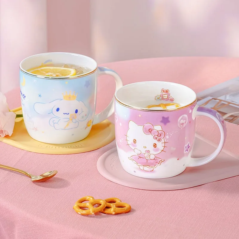 Hello Kitty Cinnamoroll Anime Kawaii Sanrio 370ml Water Cup Cute Cartoon Household Mug Milk Children Drink Cup Gifts Toys
Hello Kitty Cinnamoroll Anime Kawaii Sanrio 370ml Water Cup Cute Cartoon Household Mug Milk Children Drink Cup Gifts Toys