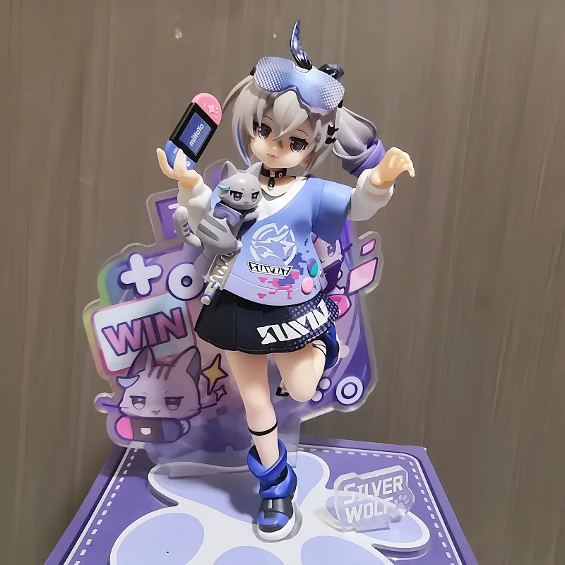 Genuine Mihoyo Ribose Rise Up + Series Honkai:Star Rail Sliver Wolf Tiny Cat Series Sliver Wolf Model Birthday Gift Toys
Genuine Mihoyo Ribose Rise Up + Series Honkai:Star Rail Sliver Wolf Tiny Cat Series Sliver Wolf Model Birthday Gift Toys