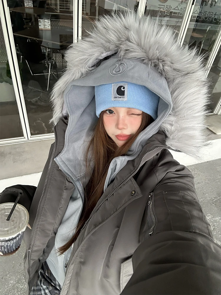 Женское зимнее пальто из хлопкового тюэта с меховым воротником, теплая корейская рабочая одежда, хлопковая одежда BaoEnMu
Женское зимнее пальто из хлопкового тюэта с меховым воротником, теплая корейская рабочая одежда, хлопковая одежда BaoEnMu