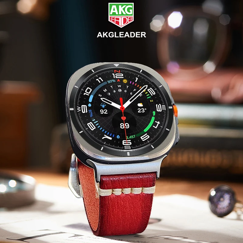 AKGLEADER винтажный кожаный ремешок для часов из воловьей кожи для Samsung Galaxy Watch 7 Ultra 47 мм кожаный ремешок для часов 7 40 мм 44 мм ремешок
AKGLEADER винтажный кожаный ремешок для часов из воловьей кожи для Samsung Galaxy Watch 7 Ultra 47 мм кожаный ремешок для часов 7 40 мм 44 мм ремешок