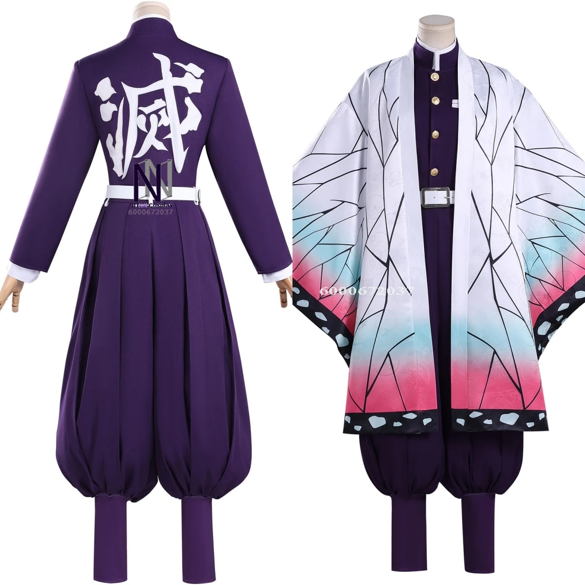 Hot Japanese Anime Cosplay Costume Shinobu Kocho Role Playing Purple Jacquard Uniform for Men Women Comic Con Halloween Outfit
Hot Japanese Anime Cosplay Costume Shinobu Kocho Role Playing Purple Jacquard Uniform for Men Women Comic Con Halloween Outfit