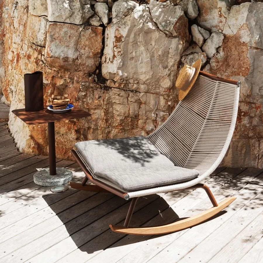 Modern Outdoor Rattan Rocker Lounge Chair Full Color Printed Sponge-Filled Waterproof Durable Comfortable Chair
Modern Outdoor Rattan Rocker Lounge Chair Full Color Printed Sponge-Filled Waterproof Durable Comfortable Chair
