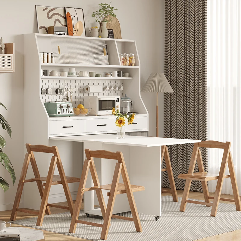 Solid wood dining side cabinet, dining table integrated against the wall, small household dining room, locker storage cabinet
Solid wood dining side cabinet, dining table integrated against the wall, small household dining room, locker storage cabinet