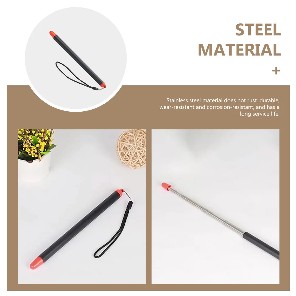 Retractable Teaching Pointer Black Stainless Steel Telescoping Teachers Pointer for Classroom Presentation Handheld Teaching
Retractable Teaching Pointer Black Stainless Steel Telescoping Teachers Pointer for Classroom Presentation Handheld Teaching