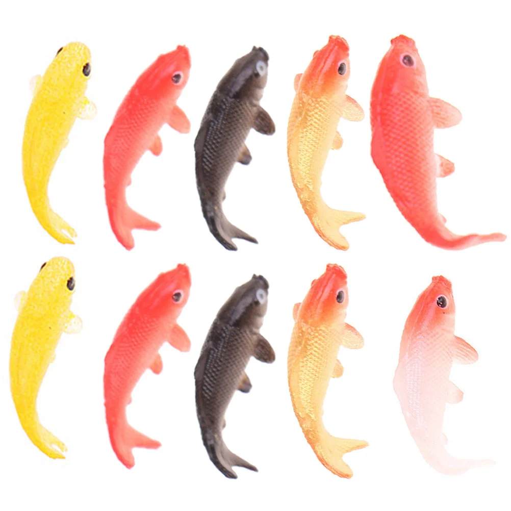 10 Pcs Mini Simulation Koi Model Toys House Accessory Aquarium Miniature Fish Tank Decor Pvc Fake Work Supply Fancy Carp
10 Pcs Mini Simulation Koi Model Toys House Accessory Aquarium Miniature Fish Tank Decor Pvc Fake Work Supply Fancy Carp