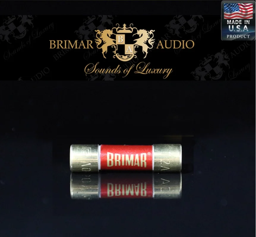 1pcs United States Original Brimar Audio fuse 500mA-10A 20mm amplifier upgraded fuse tube for fever audio system free shipping
1pcs United States Original Brimar Audio fuse 500mA-10A 20mm amplifier upgraded fuse tube for fever audio system free shipping