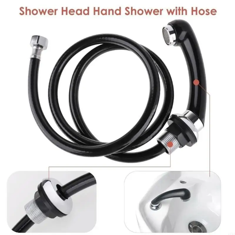 Faucet Tube Plumbing Pipe Showerhead Shampoo Bowl Sink Hose with Sprayer Salon Hose Sprays Head Attachment Enduring
Faucet Tube Plumbing Pipe Showerhead Shampoo Bowl Sink Hose with Sprayer Salon Hose Sprays Head Attachment Enduring