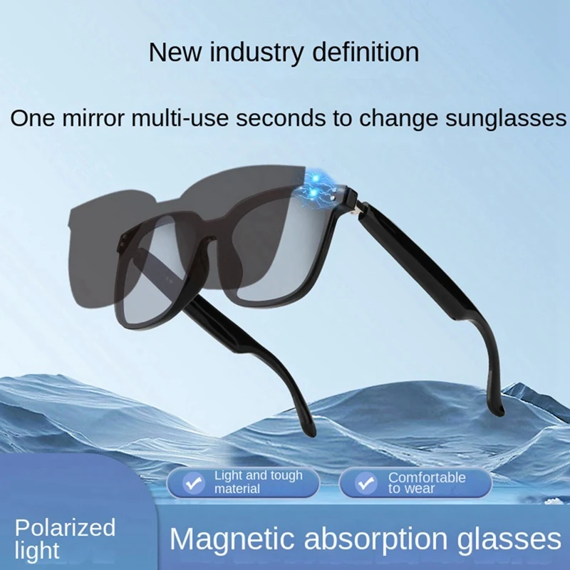 Bluetooth Glasses Sports Driving Bluetooth Sunglasses Wireless Bluetooth Headset Ear Hook Wireless Headphones
Bluetooth Glasses Sports Driving Bluetooth Sunglasses Wireless Bluetooth Headset Ear Hook Wireless Headphones