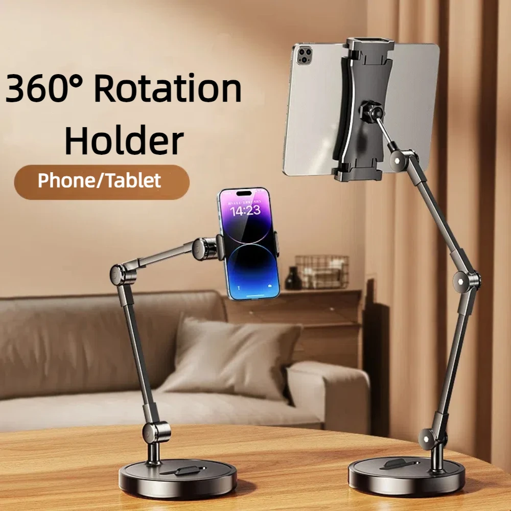 360 Degree Rotational Adjustment Phone Tablet Holder Lazy Mobile Phone Stand Desktop Design Bracket For Mobile Phone Tablet Ipad
360 Degree Rotational Adjustment Phone Tablet Holder Lazy Mobile Phone Stand Desktop Design Bracket For Mobile Phone Tablet Ipad