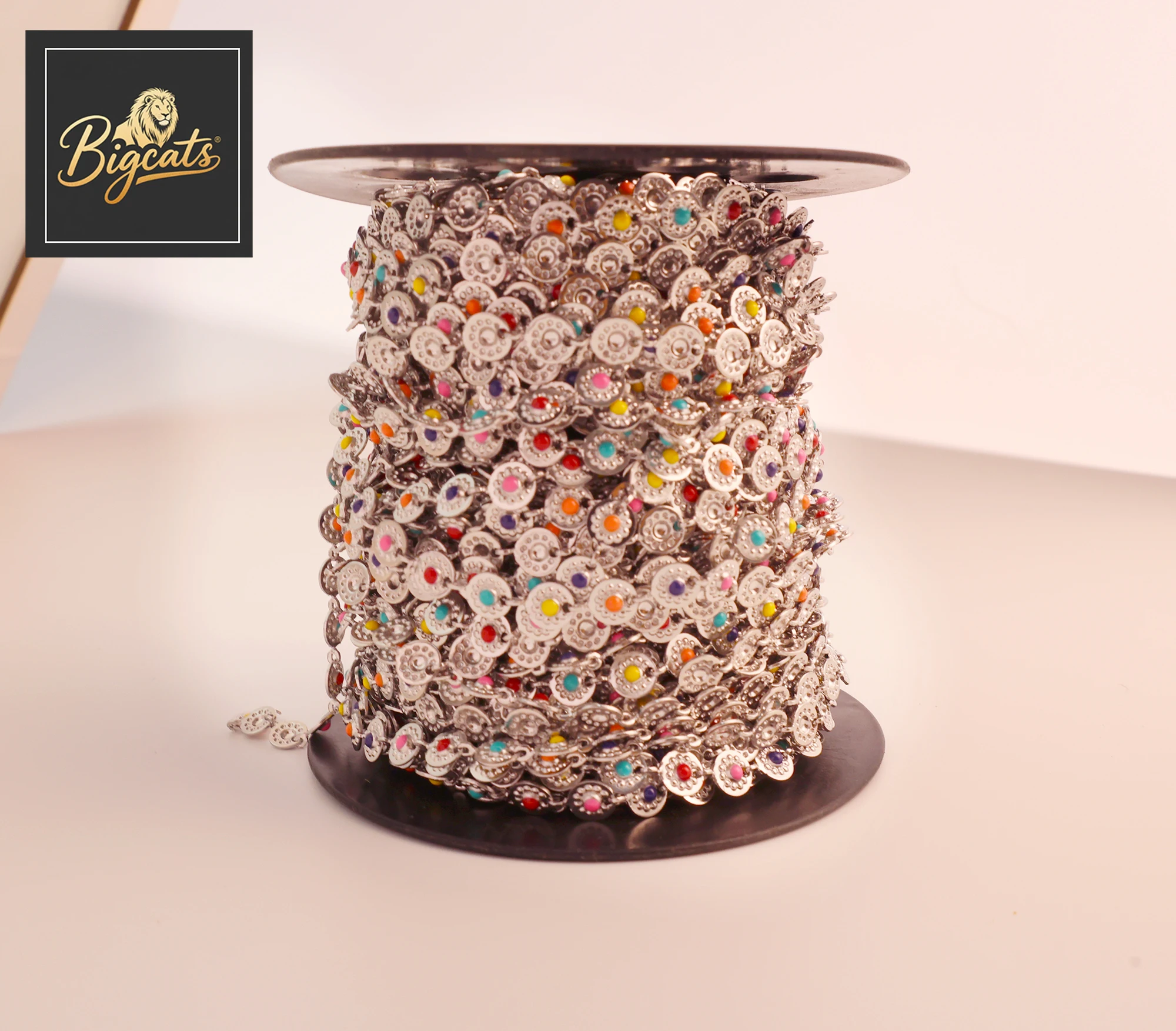 Цепь из нержавеющей стали шириной 1 м, 6 мм, круглые позолоченные эмалированные цепочки для изготовления ювелирных изделий своими руками, ожерелья, оптовая продажа 
Цепь из нержавеющей стали шириной 1 м, 6 мм, круглые позолоченные эмалированные цепочки для изготовления ювелирных изделий своими руками, ожерелья, оптовая продажа