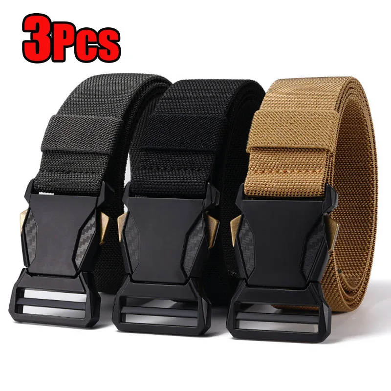 Новый ремень с автоматической пряжкой, холщовый тактический ремень с быстрым расстегиванием, рабочая одежда, повседневные брюки для военной подготовки на открытом воздухе, черный ремень для мужчин
Новый ремень с автоматической пряжкой, холщовый тактический ремень с быстрым расстегиванием, рабочая одежда, повседневные брюки для военной подготовки на открытом воздухе, черный ремень для мужчин