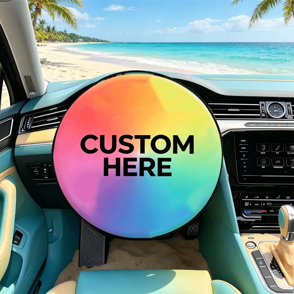 1pc Custom Steering Wheel Sunshade, Provides Sun Protection, Perfect for Driving Enthusiasts and Enhance the Fun Atmosphere
1pc Custom Steering Wheel Sunshade, Provides Sun Protection, Perfect for Driving Enthusiasts and Enhance the Fun Atmosphere