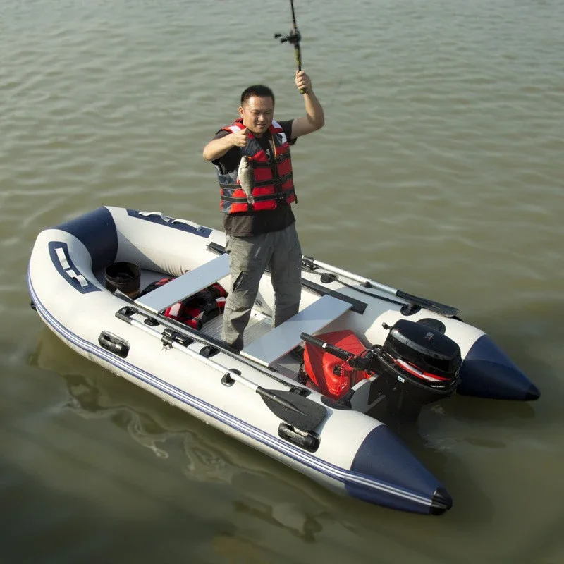 5–6 Person Inflatable Assault Boat 3.8m PVC Fishing Raft with Aluminum Floor, Anti-Collision Design & Rowing Accessories
5–6 Person Inflatable Assault Boat 3.8m PVC Fishing Raft with Aluminum Floor, Anti-Collision Design & Rowing Accessories