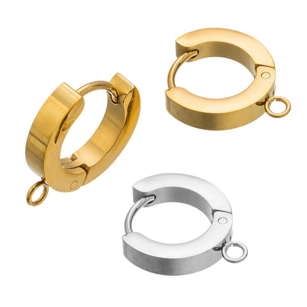 10pcs/Lot Stainless Steel Round Spring Rings Earrings Hooks Clasps with Loop for DIY Jewelry Making Supplies Components Parts
10pcs/Lot Stainless Steel Round Spring Rings Earrings Hooks Clasps with Loop for DIY Jewelry Making Supplies Components Parts