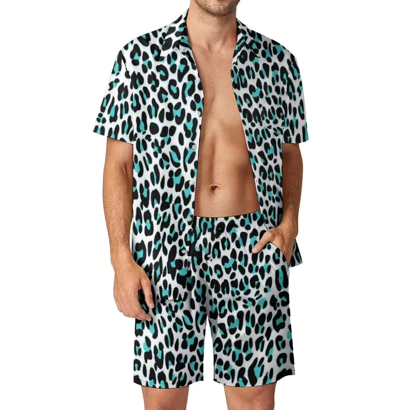 Leopard Shirt Men Shirts Sets Casual Fashion 3D Printed Short Sleeves Shirts Oversized Beach Shorts Hawaiian Suits Clothing
Leopard Shirt Men Shirts Sets Casual Fashion 3D Printed Short Sleeves Shirts Oversized Beach Shorts Hawaiian Suits Clothing