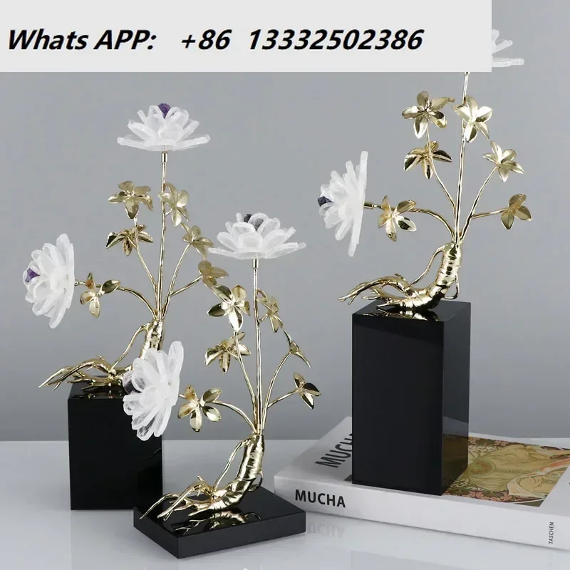 Аметист, гипсовый цветок, золотой женьшень, художественное произведение, скульптура, украшение для стола, хрустальная основа, украшения для комнаты, эстетический декор
Аметист, гипсовый цветок, золотой женьшень, художественное произведение, скульптура, украшение для стола, хрустальная основа, украшения для комнаты, эстетический декор